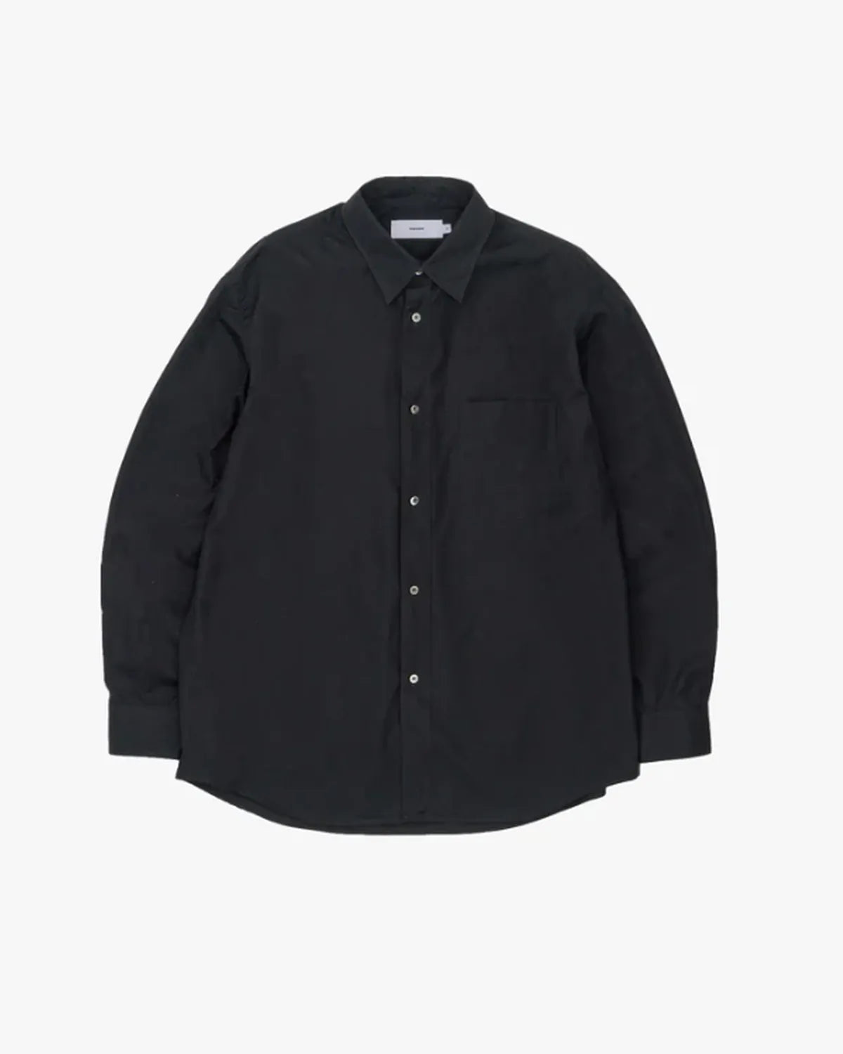 Graphpaper の High Count Regular Collar Round Cut Oversized Shirt (GM263-50030B)