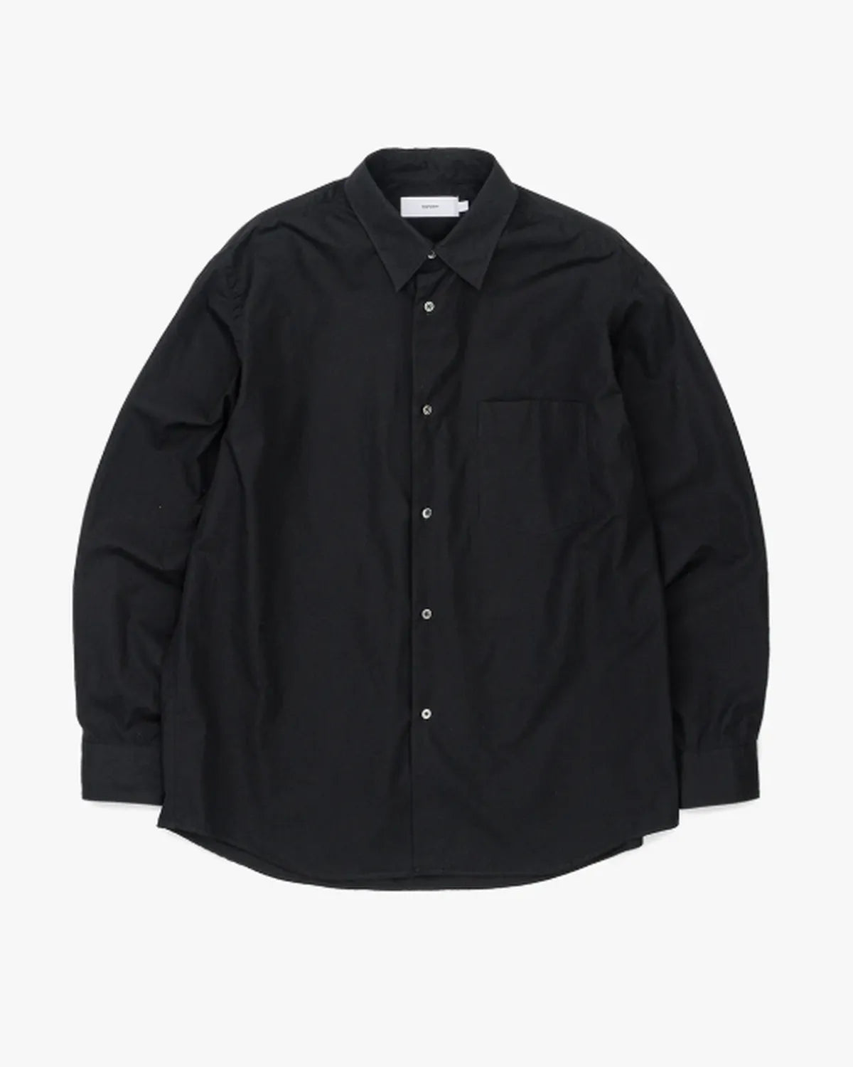 Graphpaper の High Count Regular Collar Round Cut Shirt (GM261-50032B)