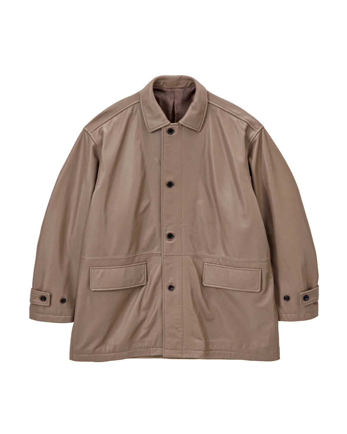 Graphpaper の Lamb Leather Car Coat (GM261-10403)