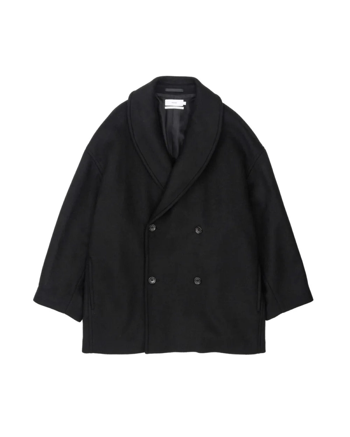 Graphpaper / Light Melton Shawl Collar Coat (GM263-10421B)