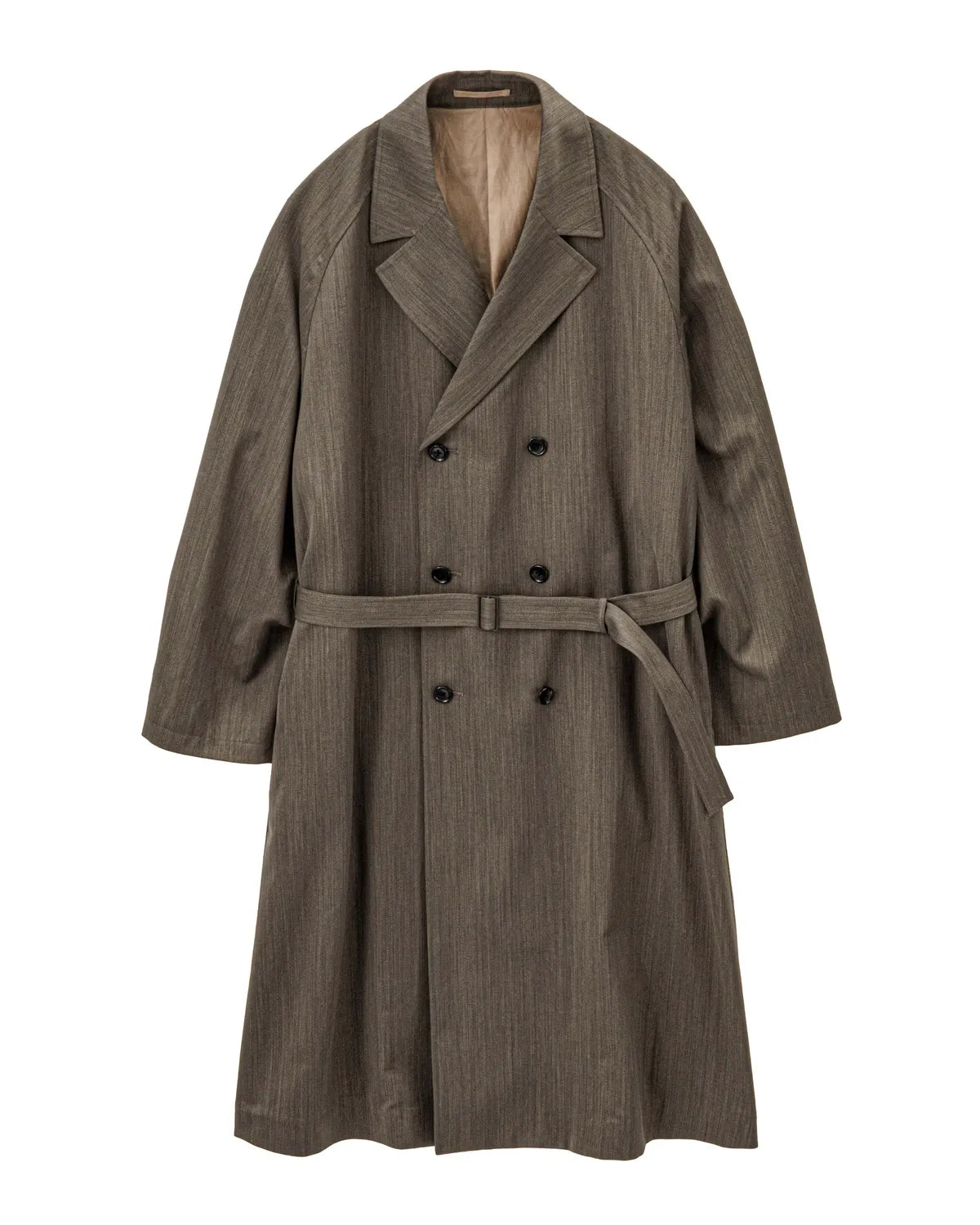Graphpaper の Melange Herringbone Trench Coat (GM261-10330)