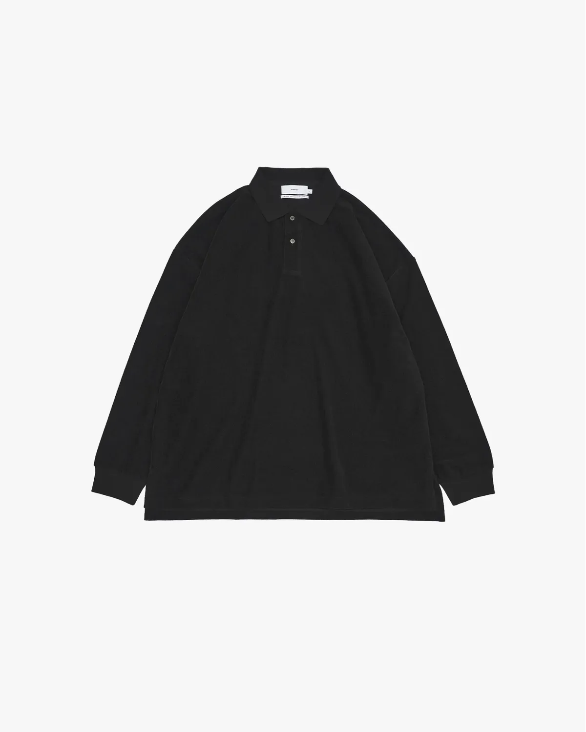 Graphpaper の Pique Velour Jersey L/S Polo (GM263-70255)