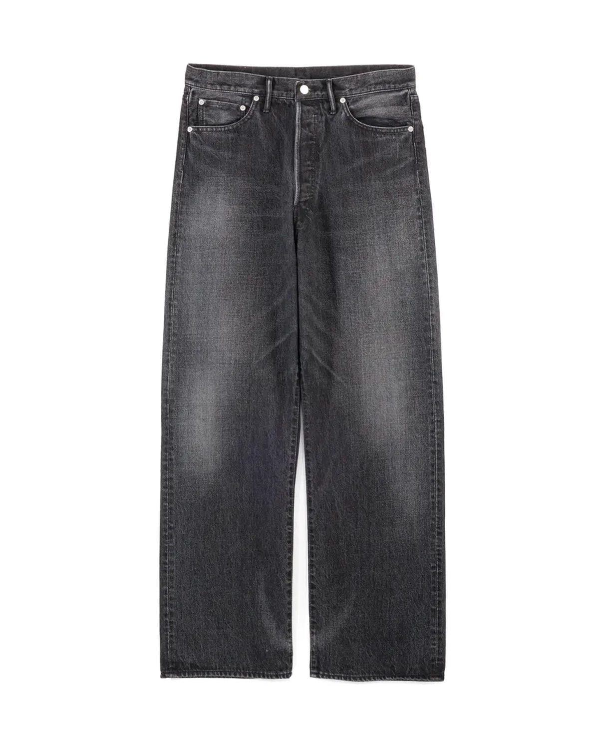Graphpaper / Selvage Denim Five Pocket Wide Straight Pants (GU253-40059DB)