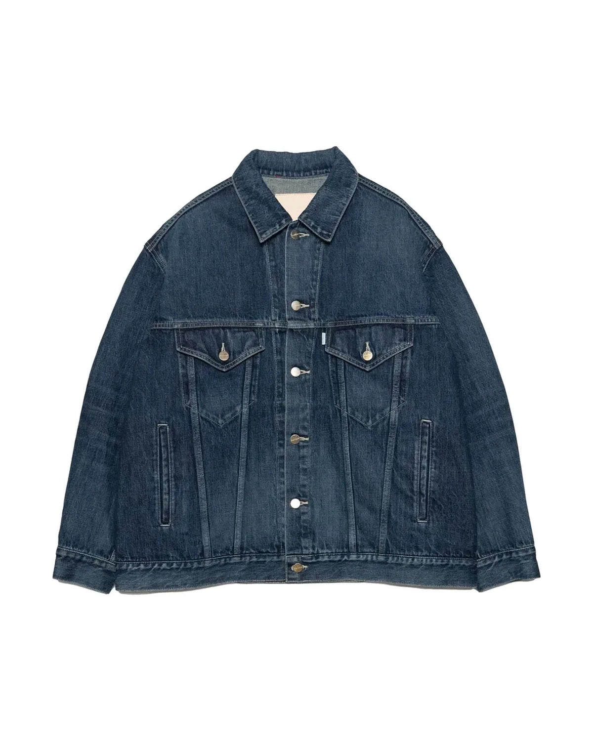Graphpaper / Selvage Denim Trucker Jacket (GM253-20055DB)