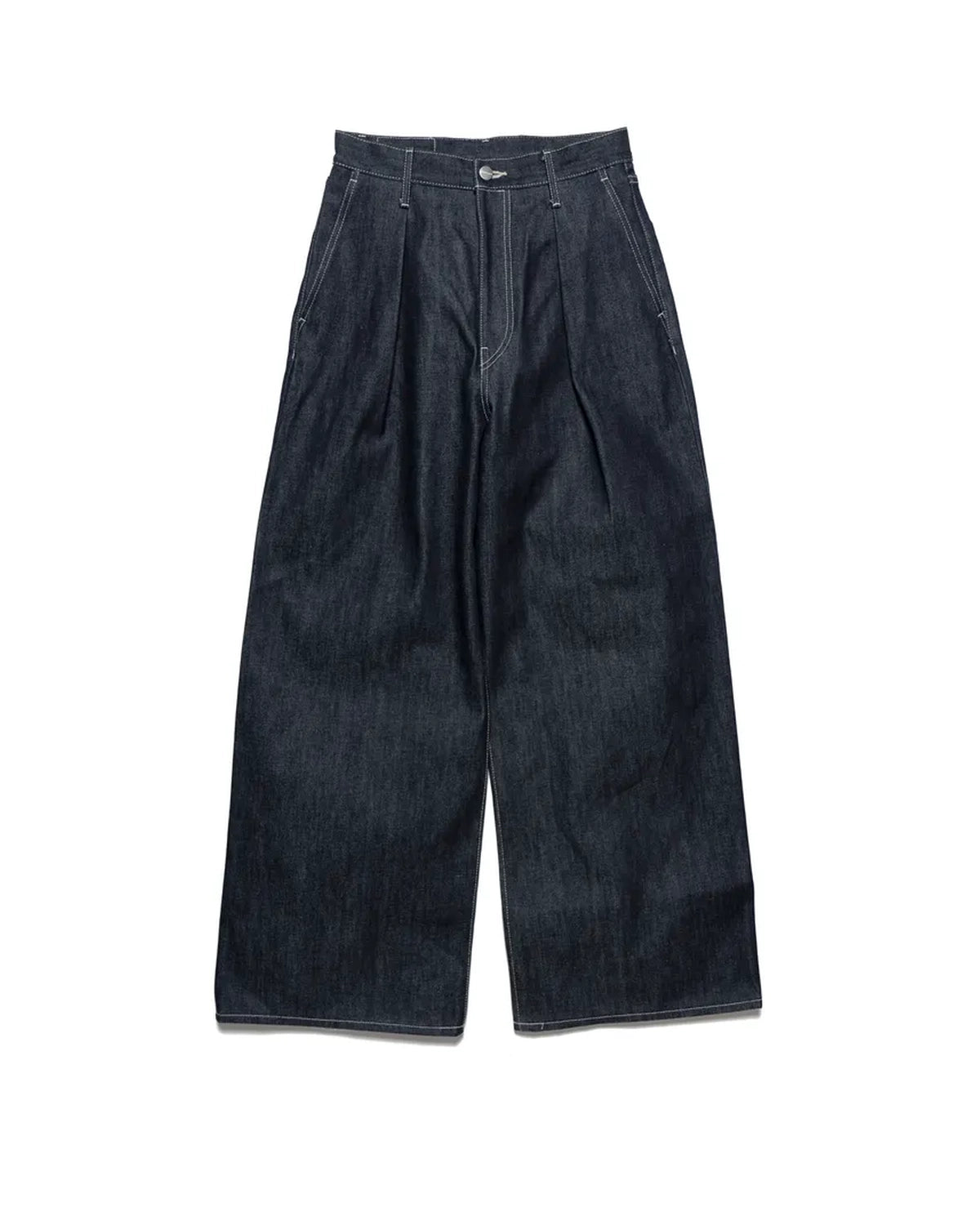 Graphpaper / Selvage Denim Two Tuck Wide Pants (GL253-40062RB)