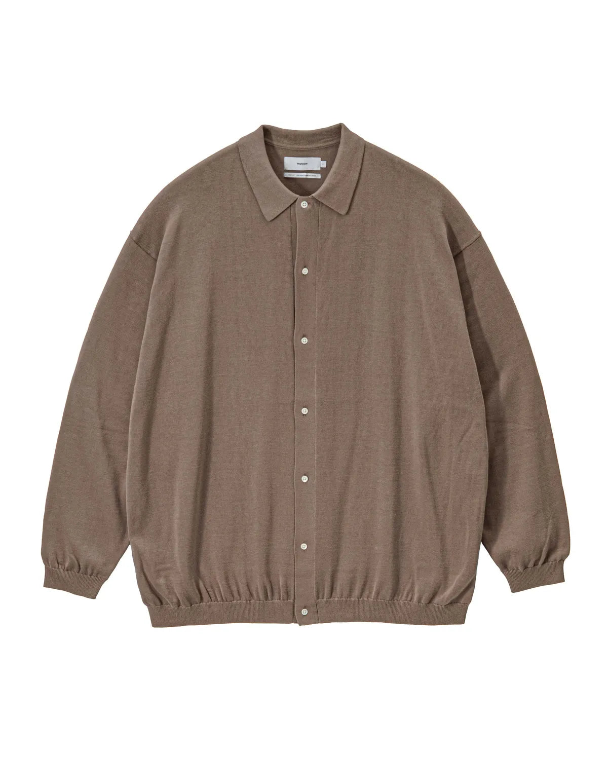 Graphpaper の Suvin High Gauge Knit Oversized L/S Shirt (GU261-80263C)