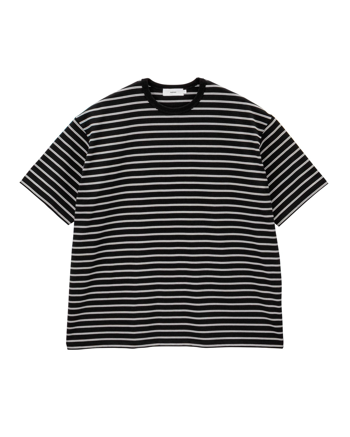 Graphpaper の Tri Spun Border S/S Tee (GU261-70120B)