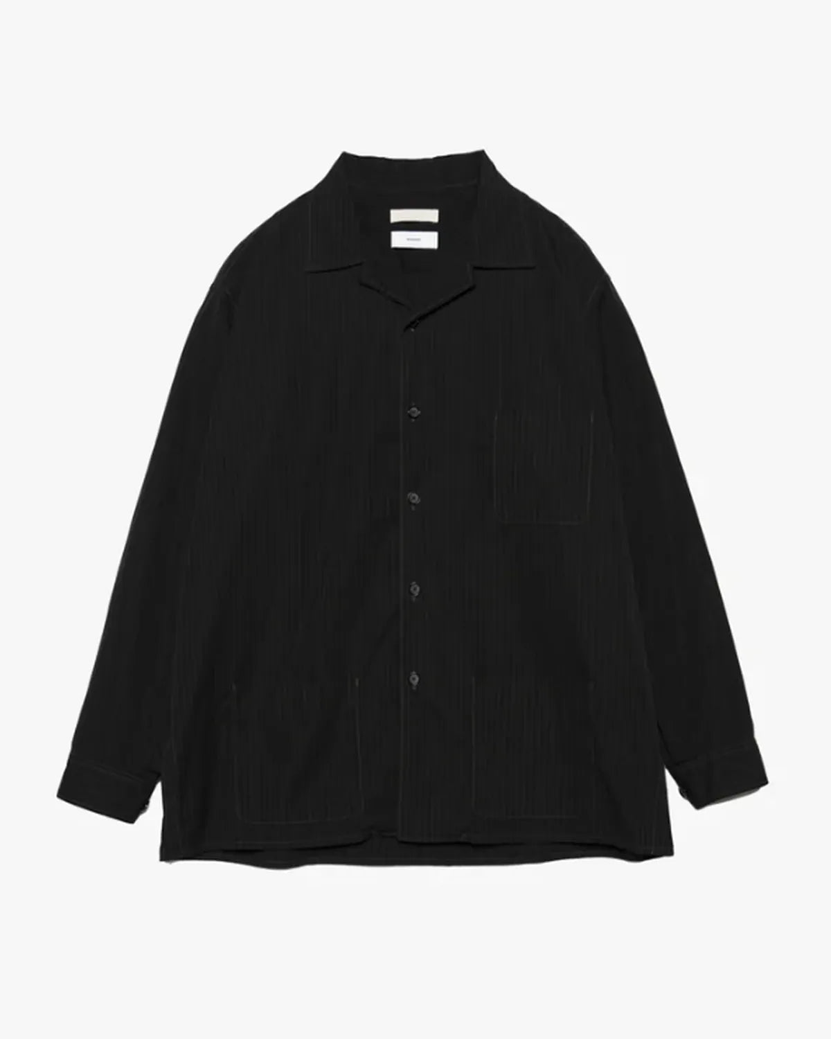 Graphpaper × YOKE の COTTON STRIPE SHIRT JACKET (YK25FW01277SH-GP)