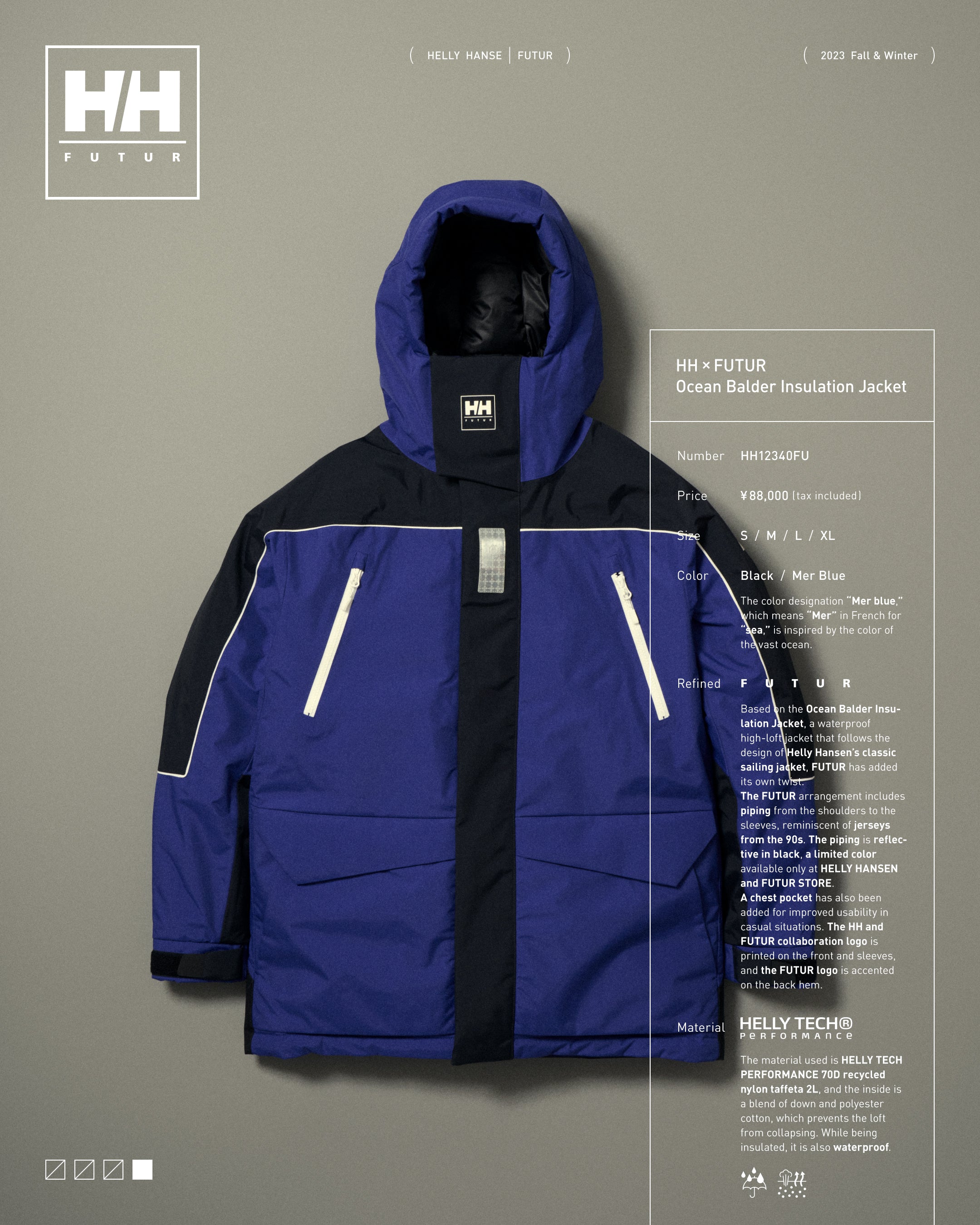 FUTUR × HH/Ocean Balder Insulation Jacket