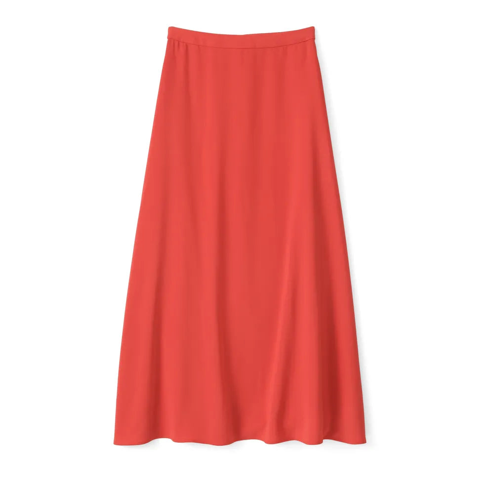 Graphpaper の Satin Flare Skirt (GL241-40257C)