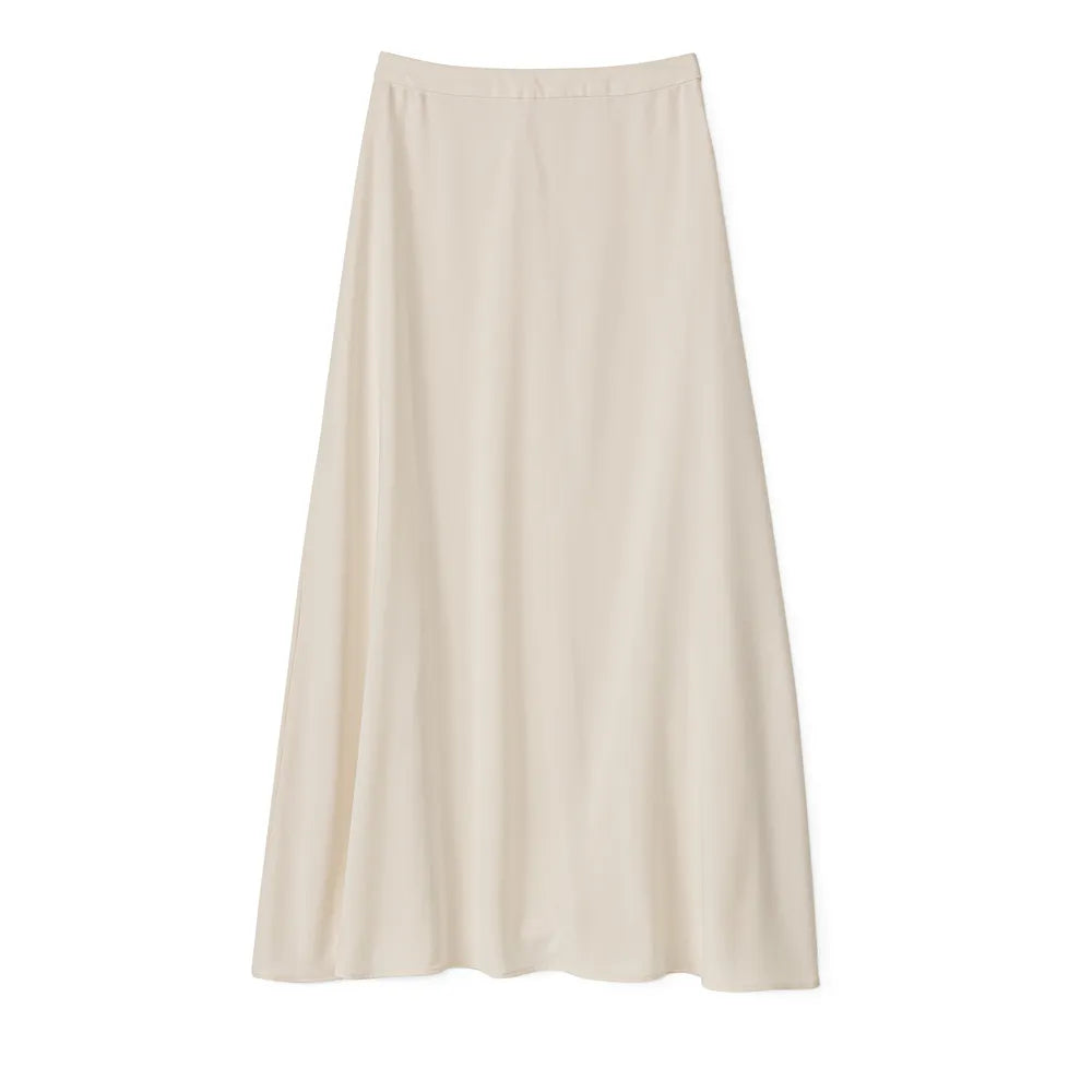 Graphpaper / Satin Flare Skirt (GL241-40257C)