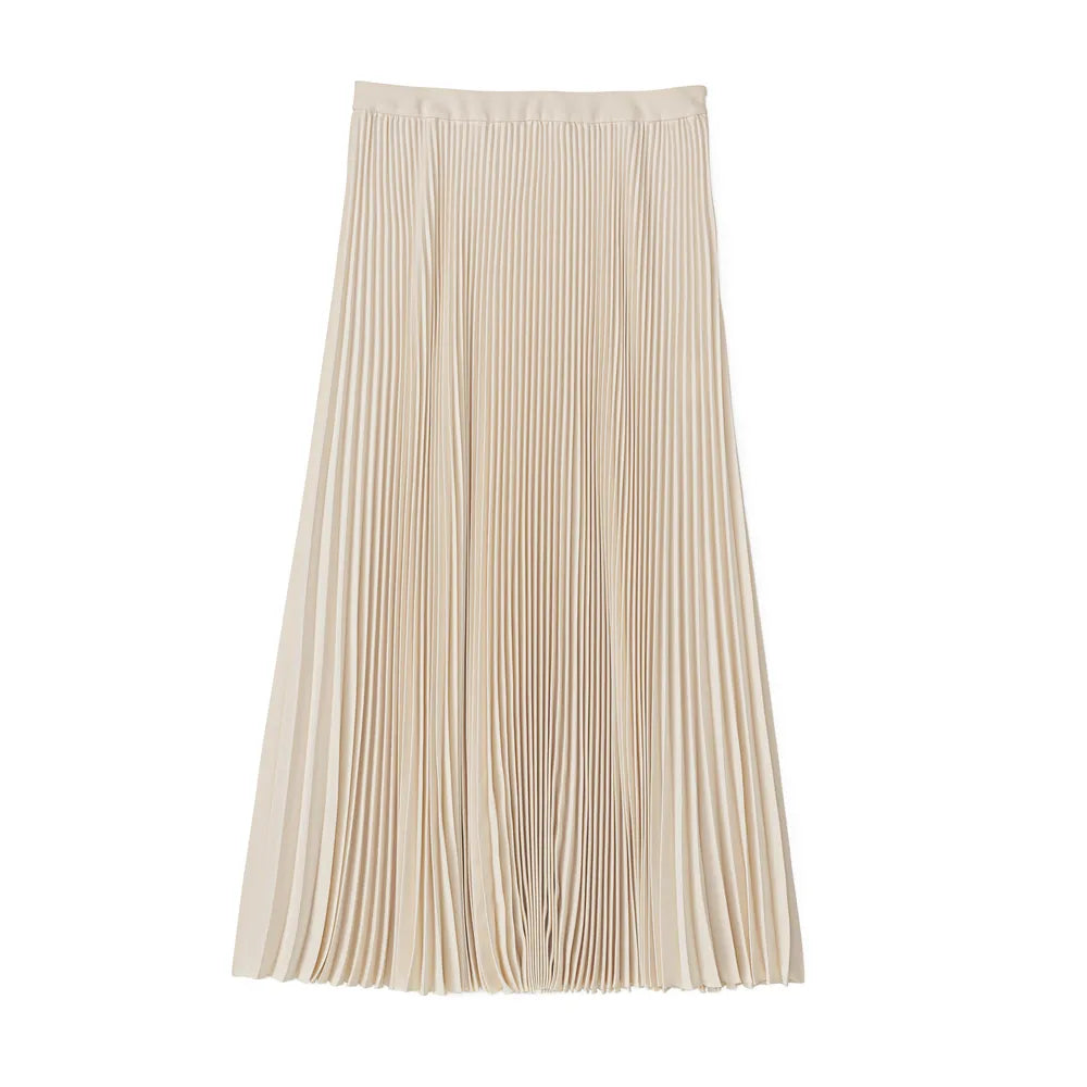 Graphpaper のSatin Pleats skirt (GL241-40228C)
