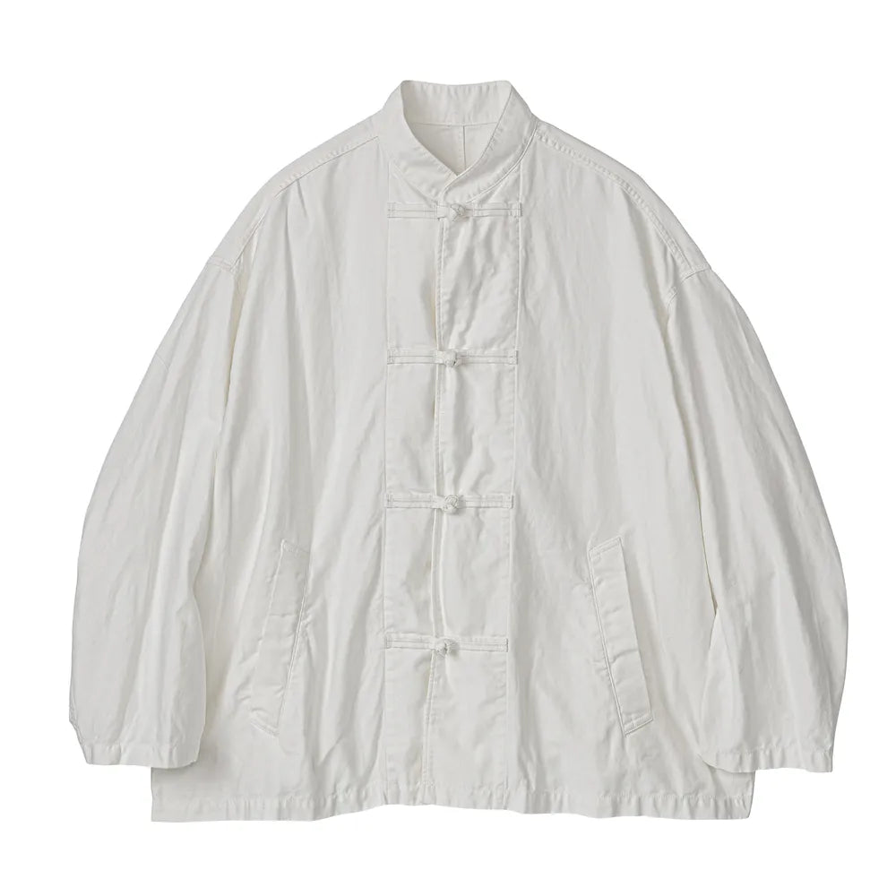 Graphpaper / Cotton Linen Moleskin Overdyed Kung-Fu Jacket