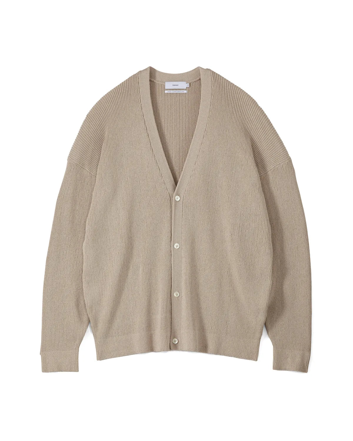 Graphpaper(グラフペーパー)/ Linen Solotex Loose Rib Cardigan Graphpaper(グラフペーパー)/ Linen Solotex Loose Rib Cardigan