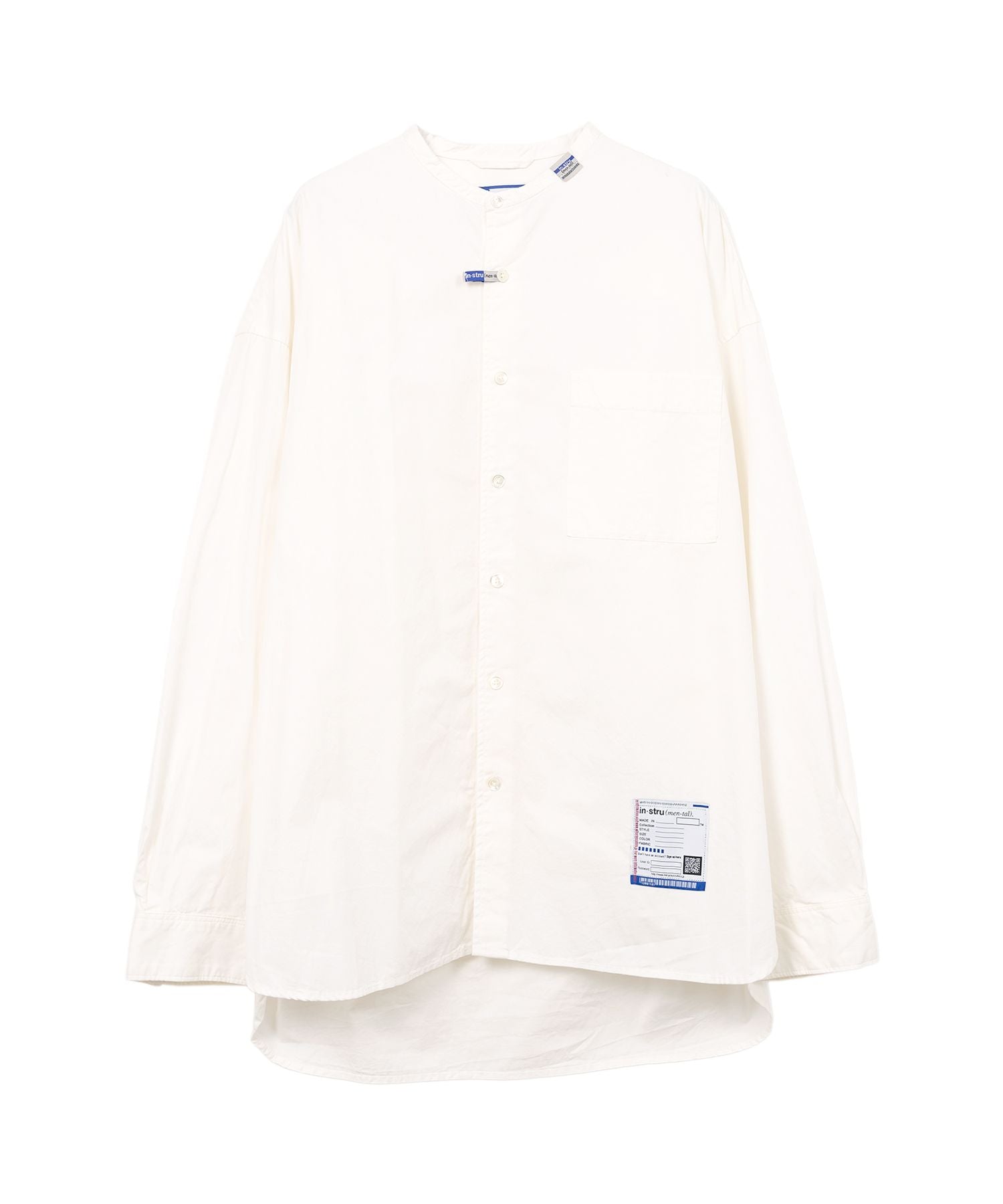 Maison MIHARA YASUHIRO in・stru(men-tal). / Band Collar Long Sleeve Shirt (I13SH031)
