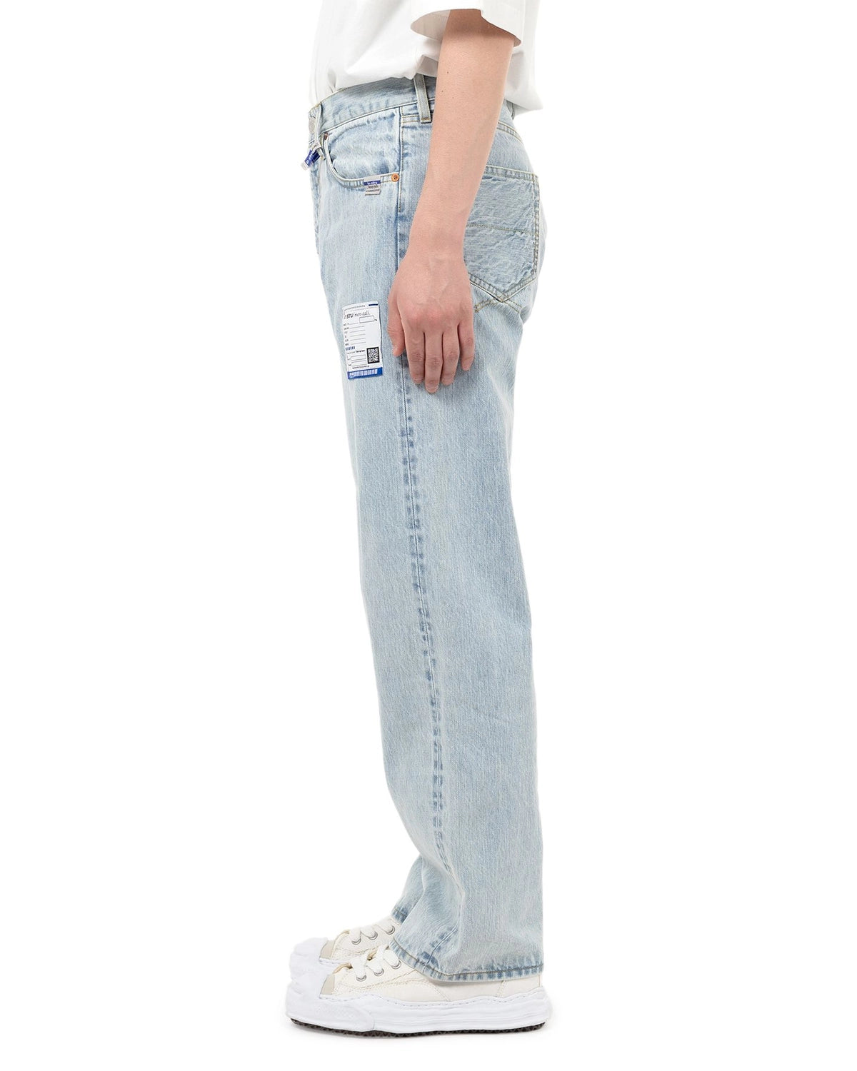 Maison MIHARA YASUHIRO in・stru(men-tal). / Bleached Denim Straight Pants (I14PT052)