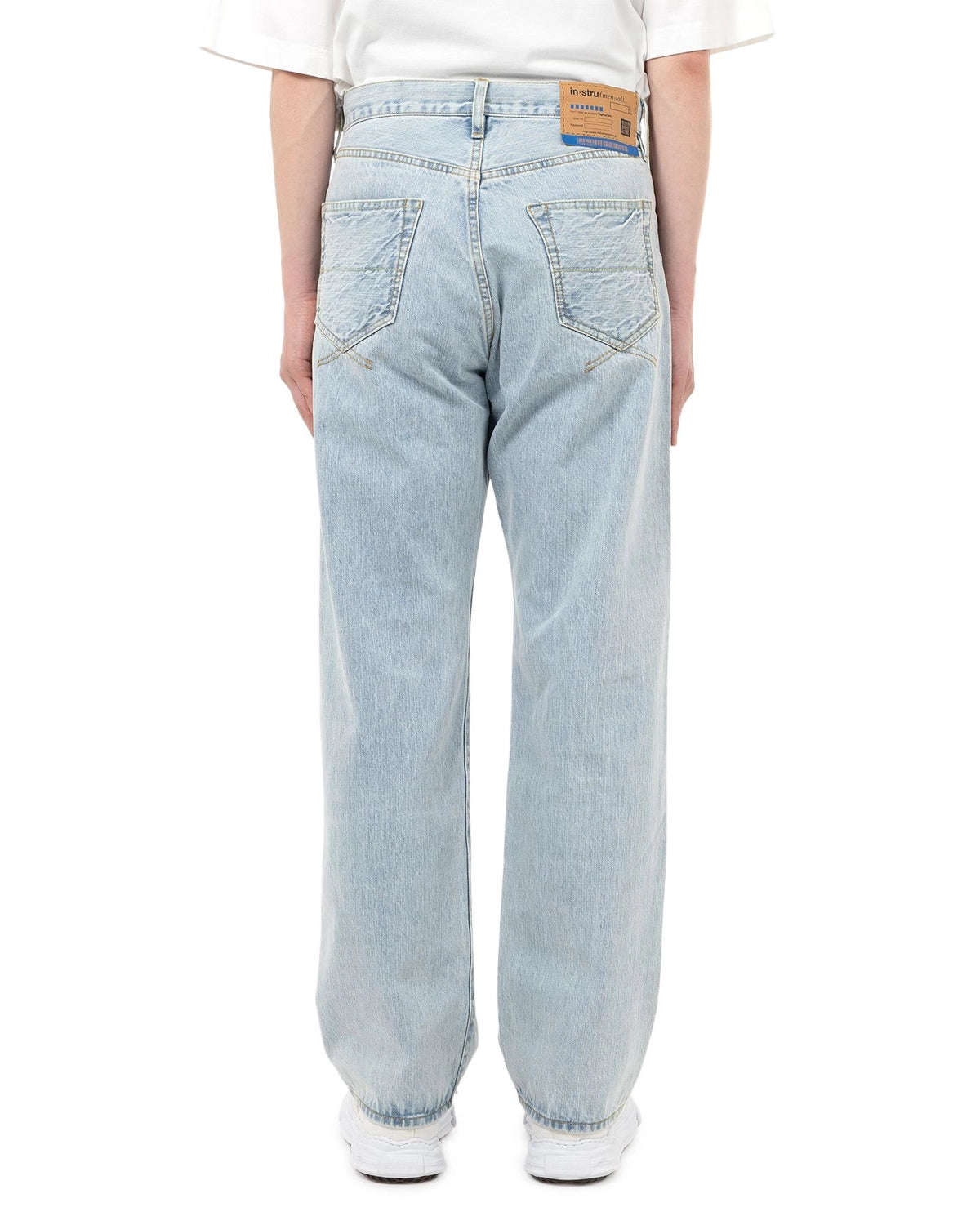 Maison MIHARA YASUHIRO in・stru(men-tal). / Bleached Denim Straight Pants (I14PT052)