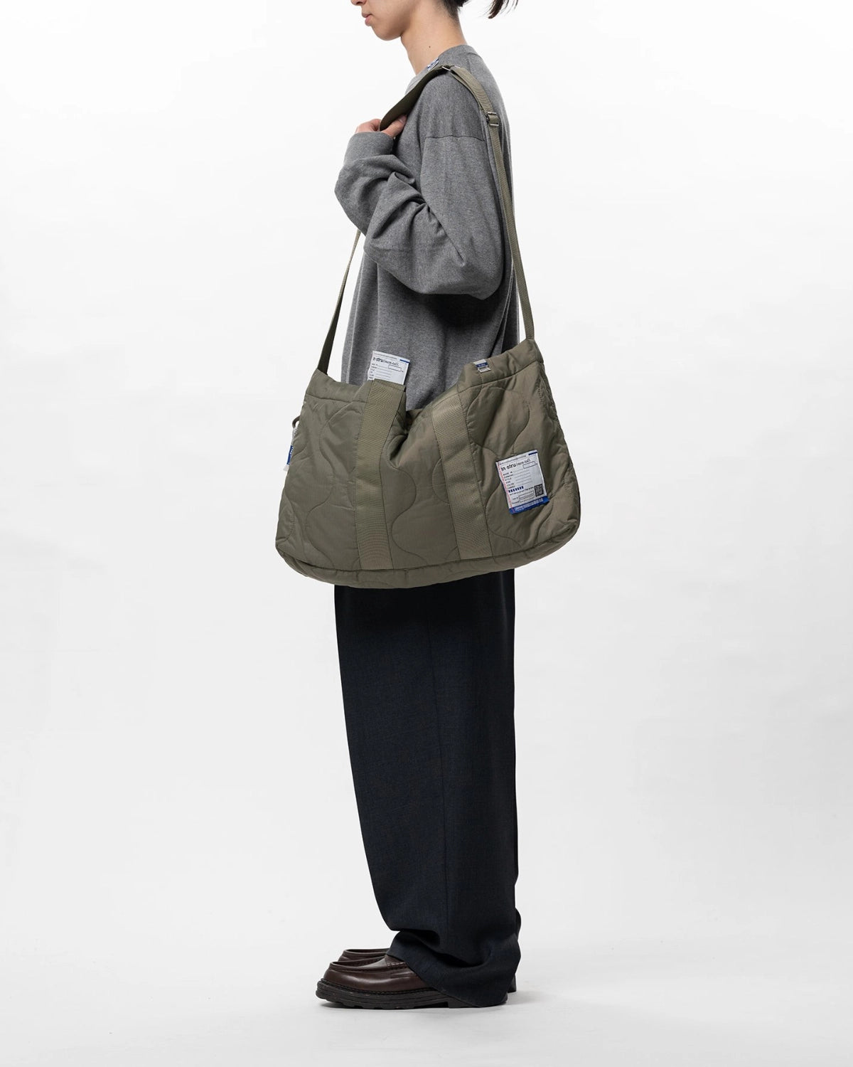 Maison MIHARA YASUHIRO in・stru(men-tal). / Quilted Ripstop Bag (I16BG741)