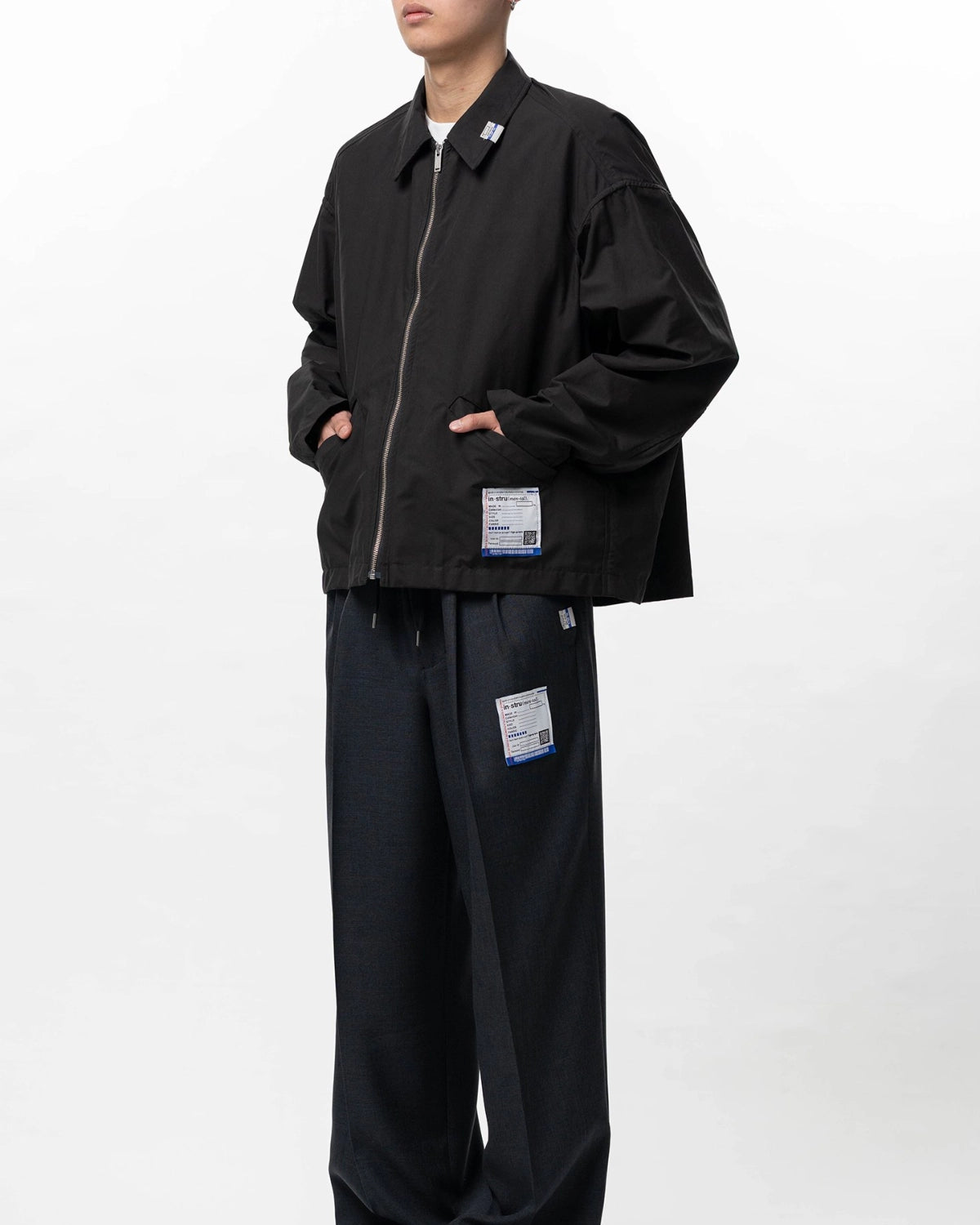 Maison MIHARA YASUHIRO in・stru(men-tal). / W/R Back Twill Zip Jacket (I16BL092)