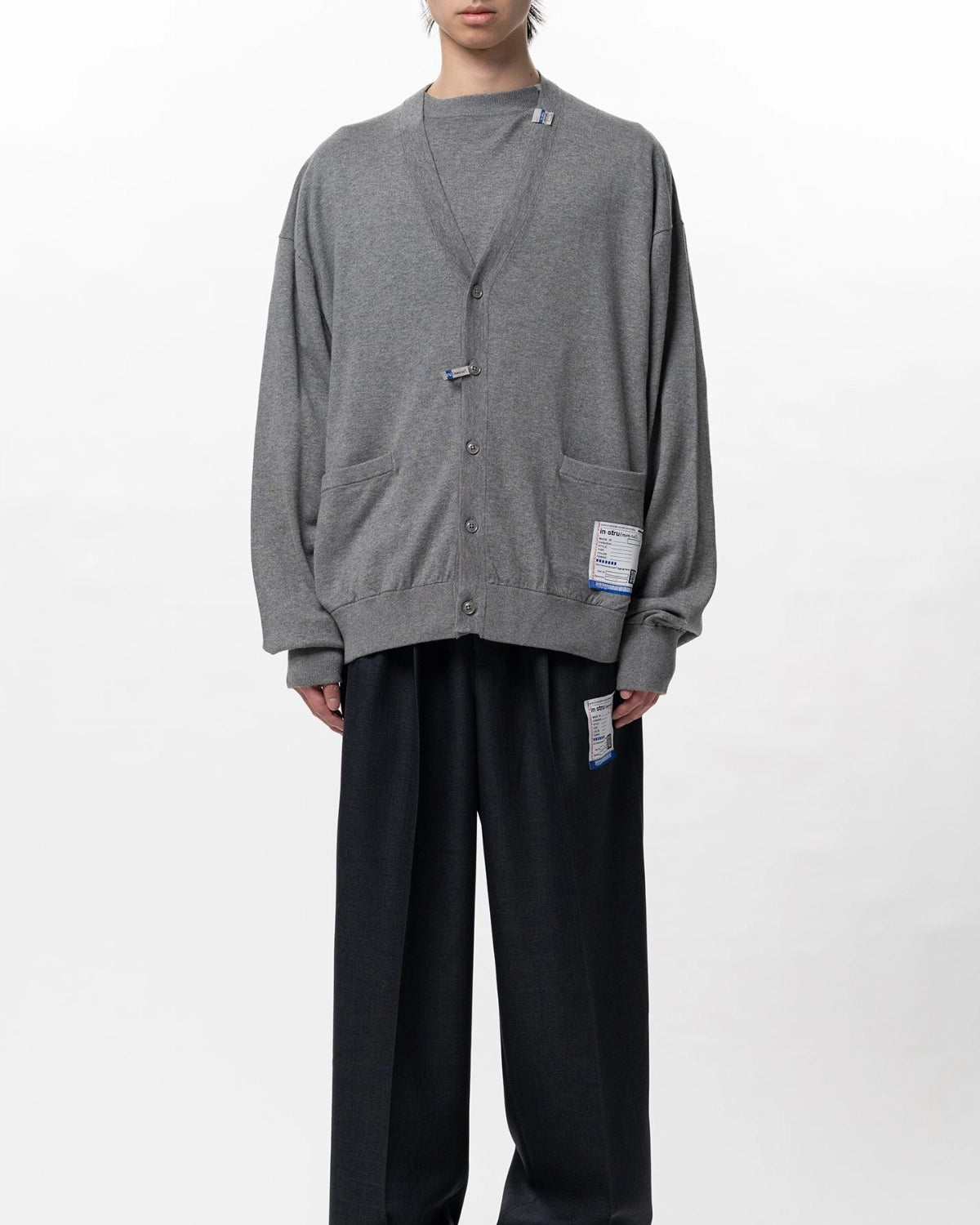 Maison MIHARA YASUHIRO in・stru(men-tal). / High Gauge Knit Cardigan (I16CD591)