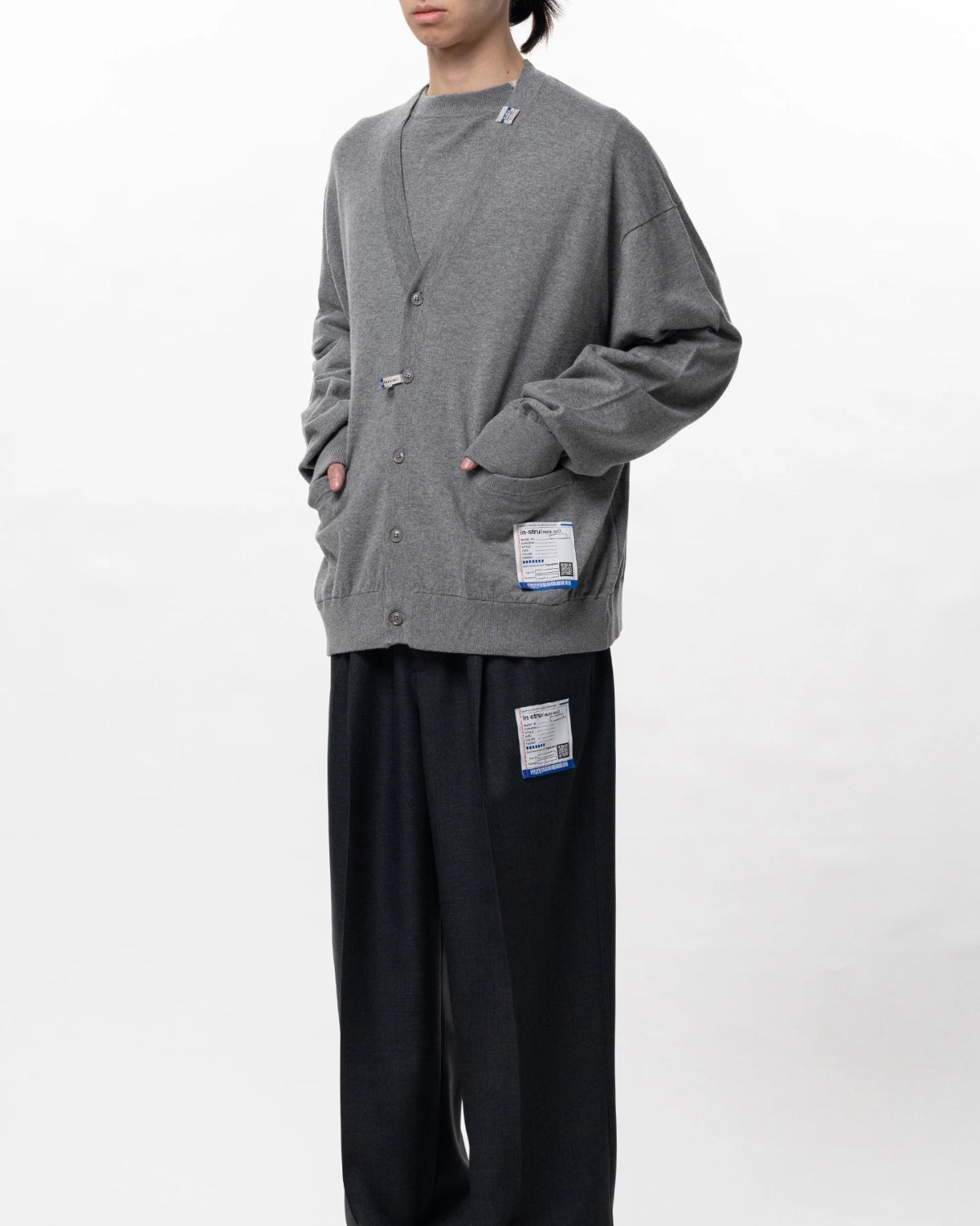 Maison MIHARA YASUHIRO in・stru(men-tal). / High Gauge Knit Cardigan (I16CD591)