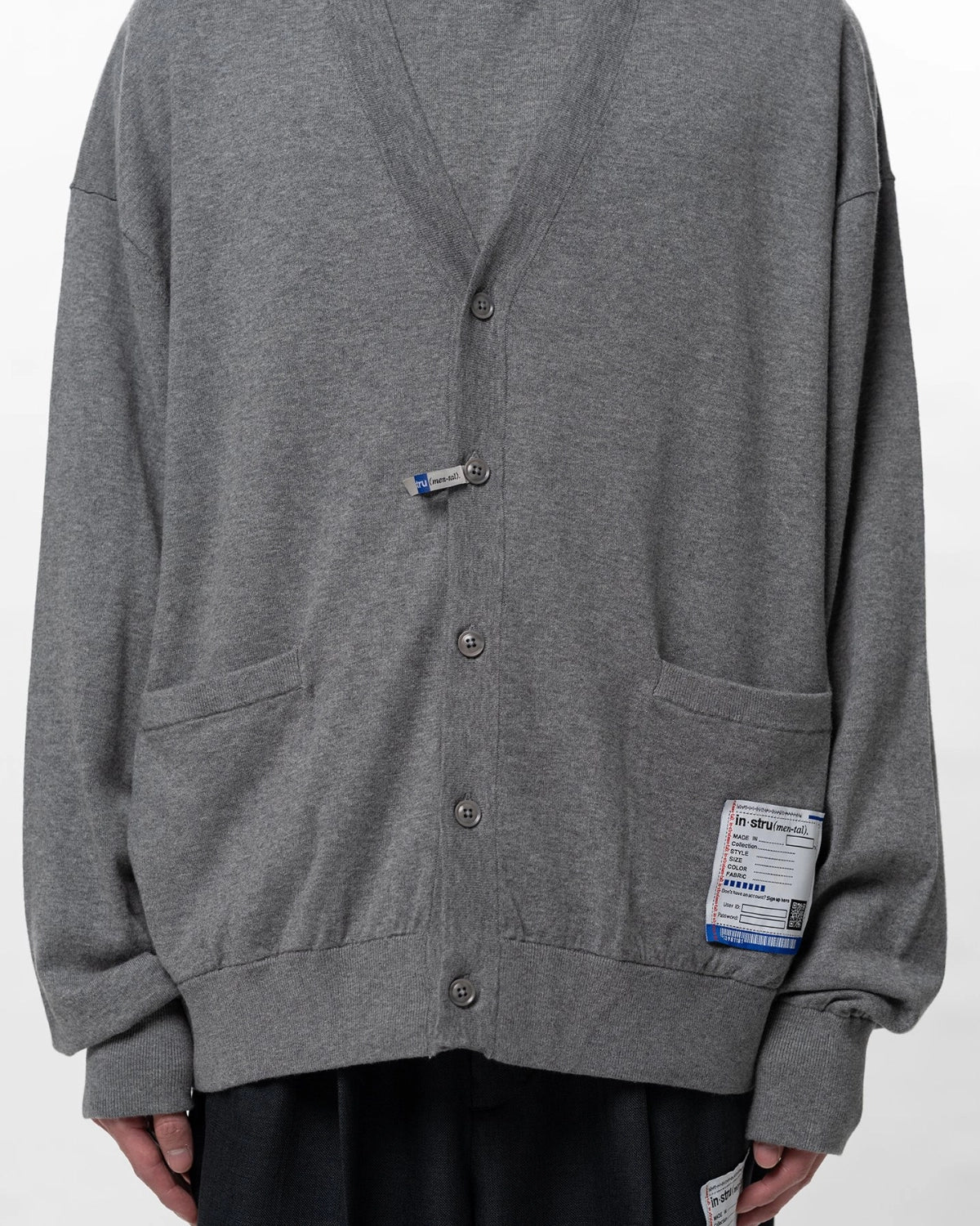 Maison MIHARA YASUHIRO in・stru(men-tal). / High Gauge Knit Cardigan (I16CD591)