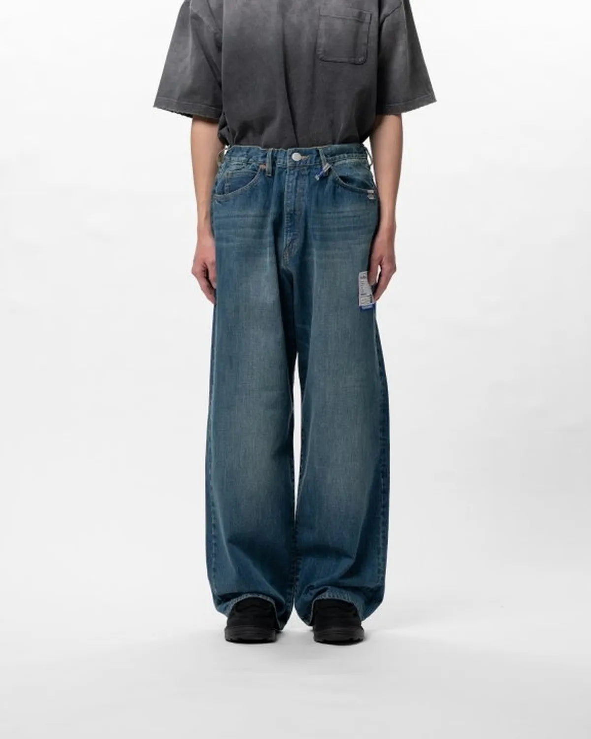 Maison MIHARA YASUHIRO in・stru(men-tal). / Hard Washed Selvage Denim Baggy Pants (I16PT083)