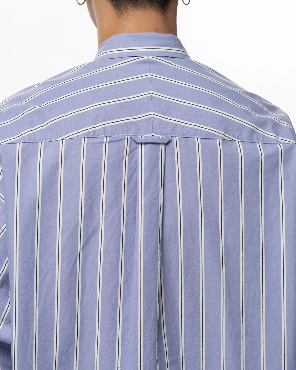 Maison MIHARA YASUHIRO in・stru(men-tal). / Cotton High Density Stripe Long-sleeve Shirt (I16SH111)