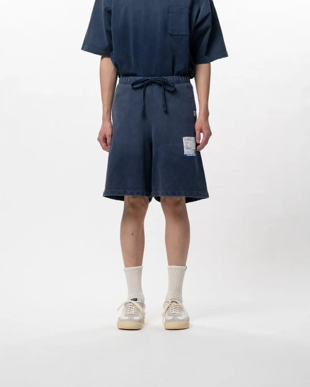 Maison MIHARA YASUHIRO in・stru(men-tal). / Sun Faded Like Distressed Sweat Shorts (I16SP563)