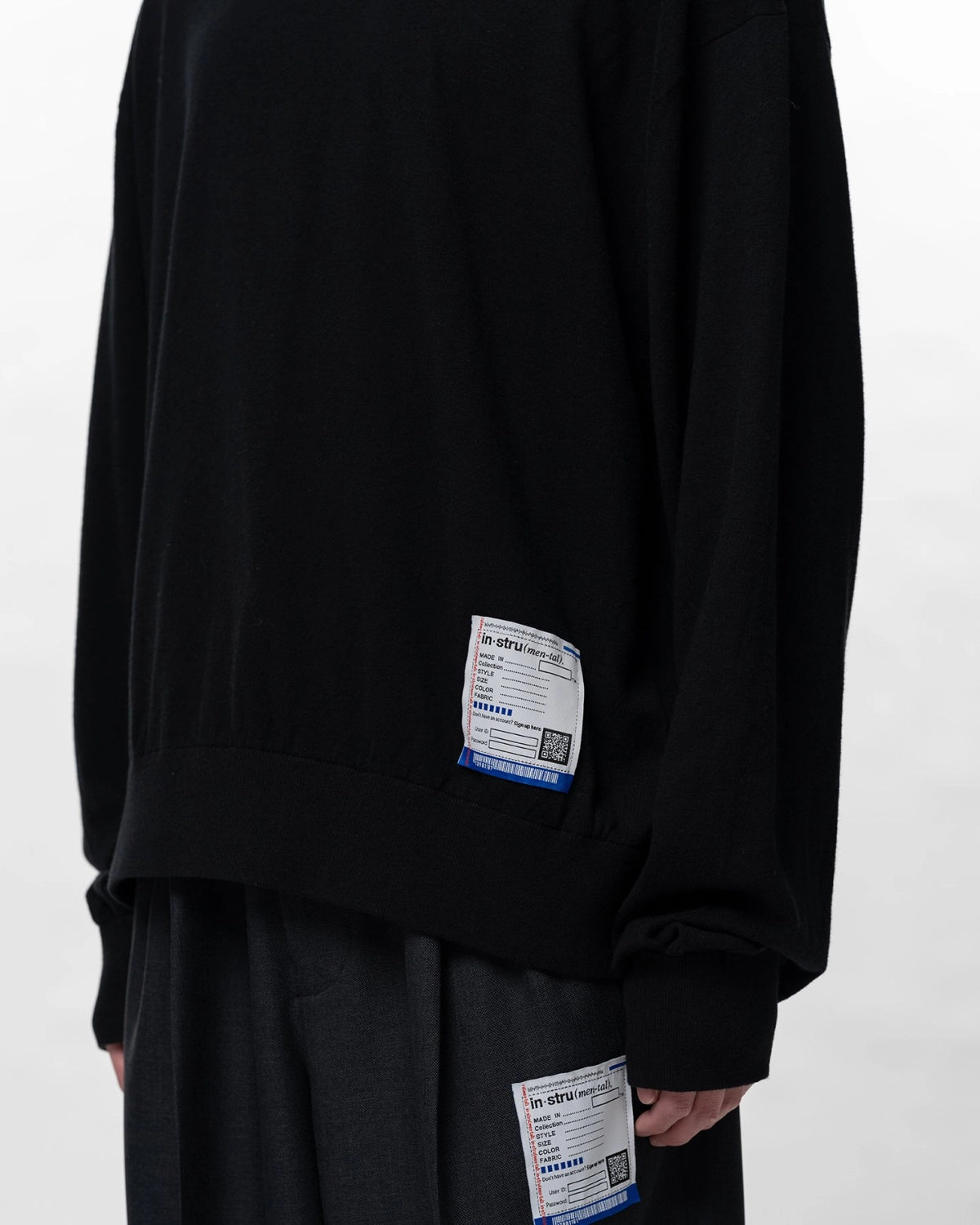 Maison MIHARA YASUHIRO in・stru(men-tal). / High Gauge Knit Sweater (I16SW592)