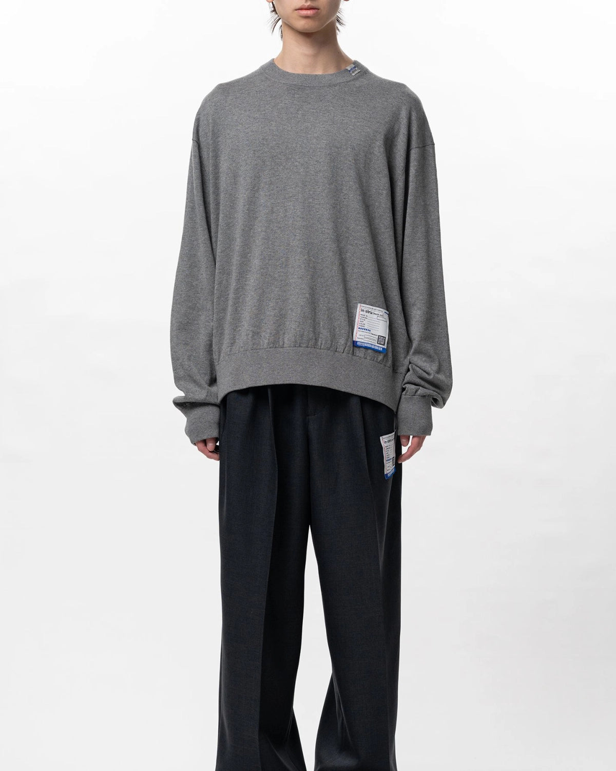 Maison MIHARA YASUHIRO in・stru(men-tal). / High Gauge Knit Sweater (I16SW592)
