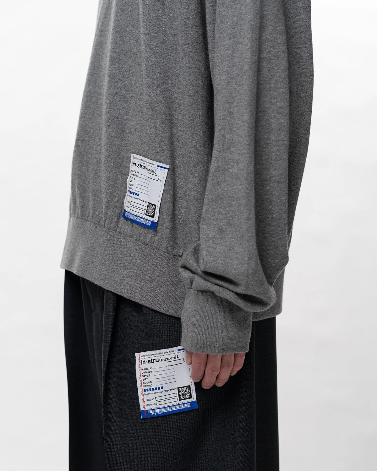 Maison MIHARA YASUHIRO in・stru(men-tal). / High Gauge Knit Sweater (I16SW592)