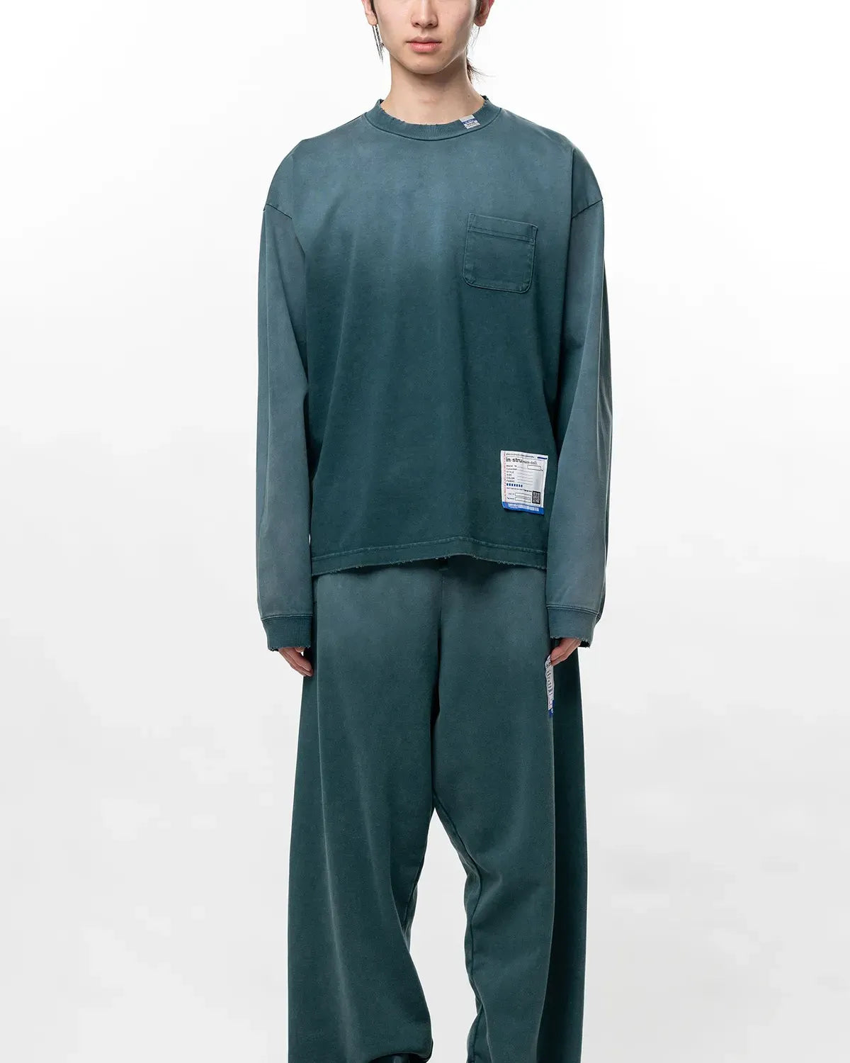 Maison MIHARA YASUHIRO in・stru(men-tal). / Sun Faded Like Distressed Long Sleeve T-Shirt (I17LT525)
