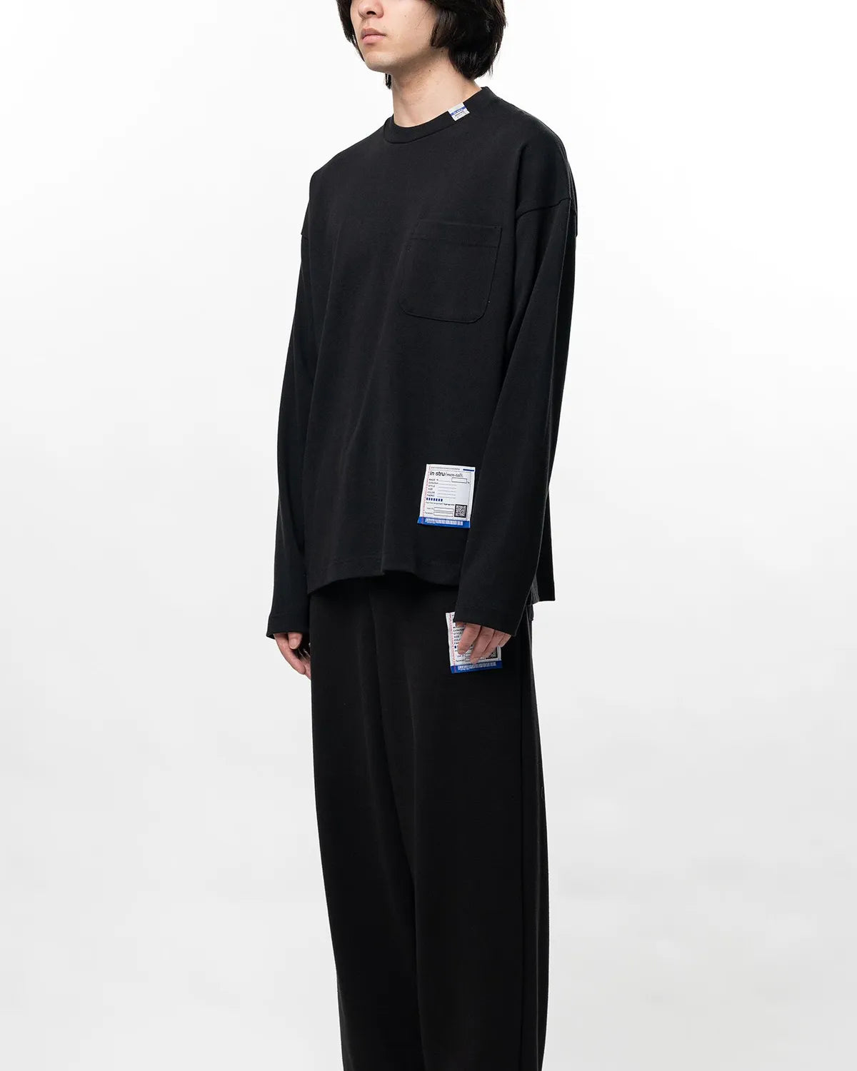 Maison MIHARA YASUHIRO in・stru(men-tal). / Heavy Weight Jersey Pocket Long-sleeve T-shirt (I17LT536)