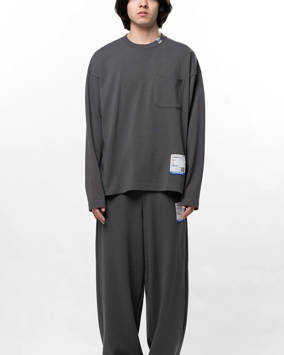 Maison MIHARA YASUHIRO in・stru(men-tal). / Heavy Weight Jersey Pocket Long-sleeve T-shirt (I17LT536)
