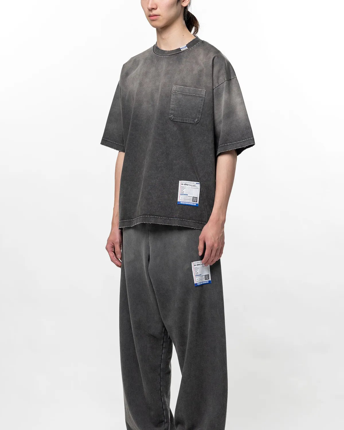 Maison MIHARA YASUHIRO in・stru(men-tal). / Sun Faded Like Distressed T-Shirt (I17TS526)