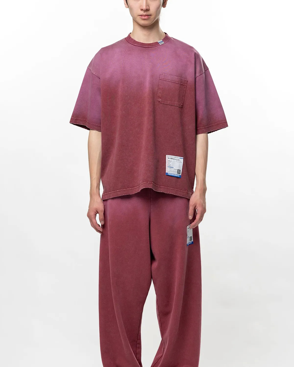 Maison MIHARA YASUHIRO in・stru(men-tal). / Sun Faded Like Distressed T-Shirt (I17TS526)