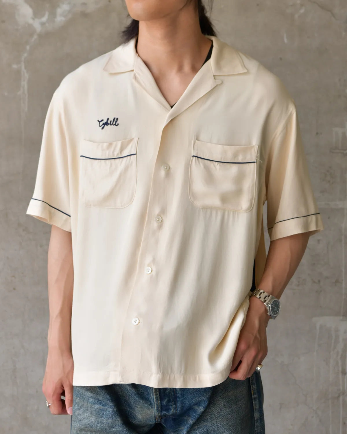 MINEDENIM / B.H.All Stars Rayon Bowling SH (2605-5001)