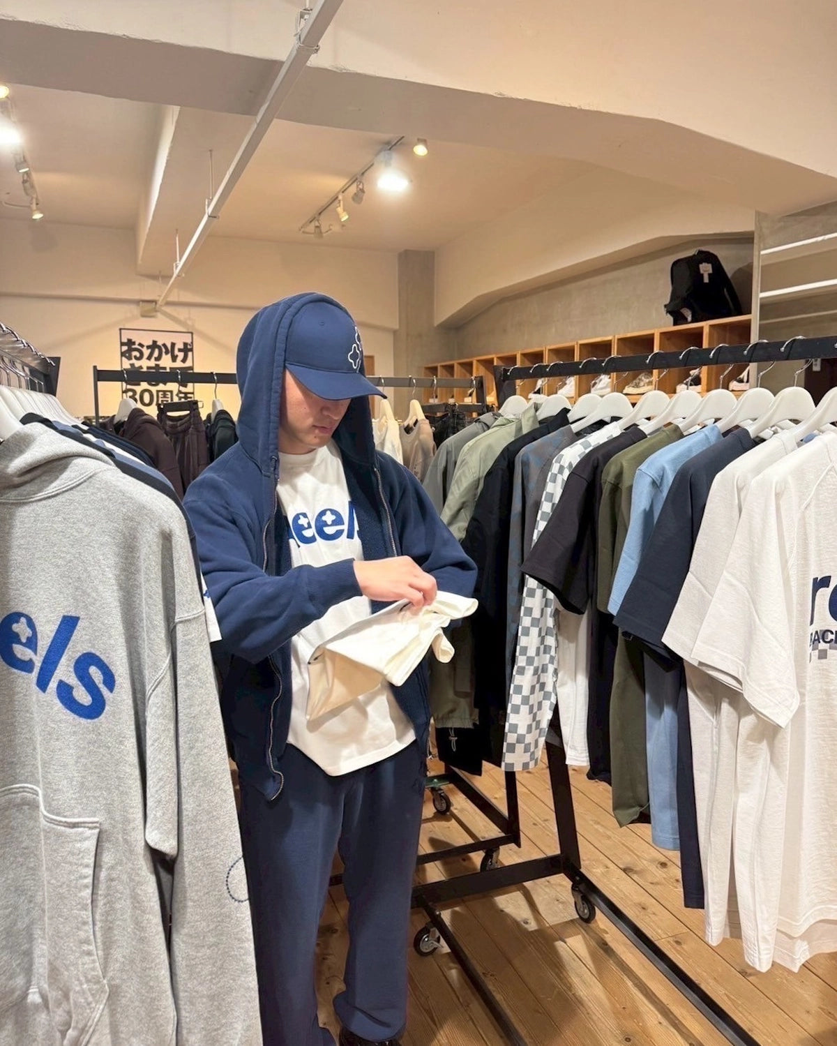 Reels / "CREW NECK TEE" J.B. Voice inc. EXCLUSIVE (RE25RG-KT010)