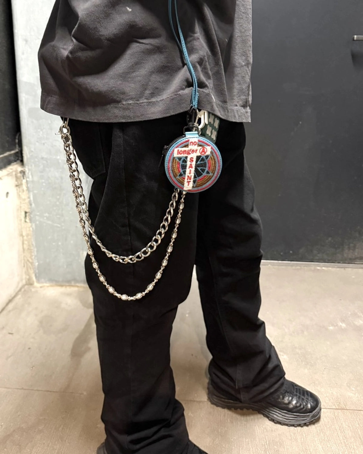 SAINT Mxxxxxx × blackmeans / COIN CASE CROSS (SM-MK1-0000-C58)