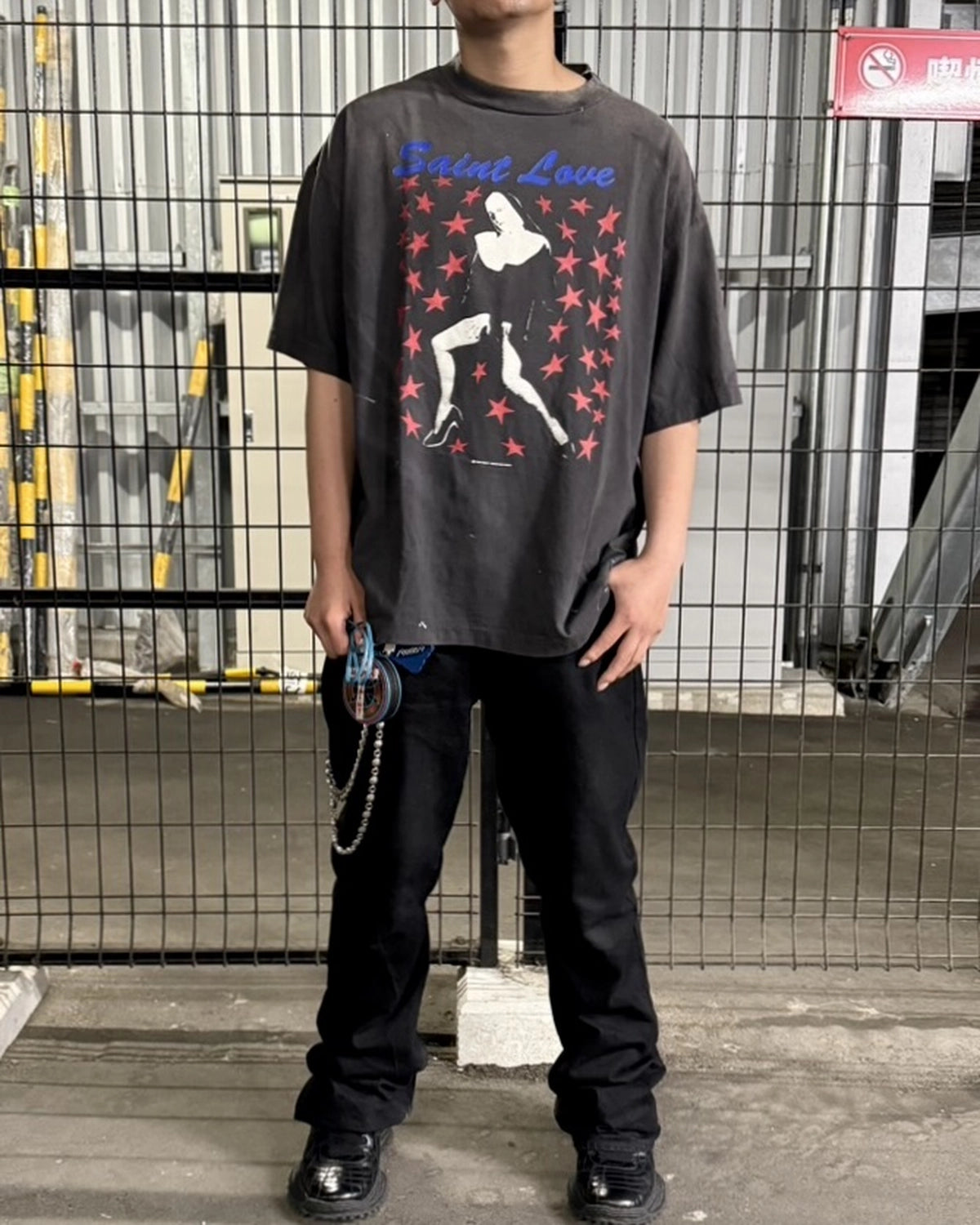 SAINT Mxxxxxx / BLACK FLARE DENIM PANTS (SM-MK1-0000-071)