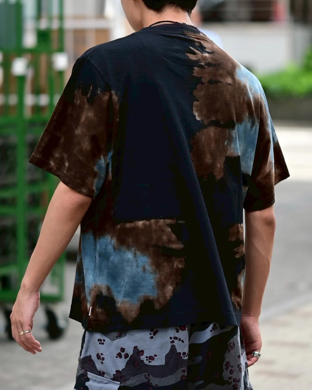 SUGARHILL × CarService / "CS" MELT DYE TEE (26880901)