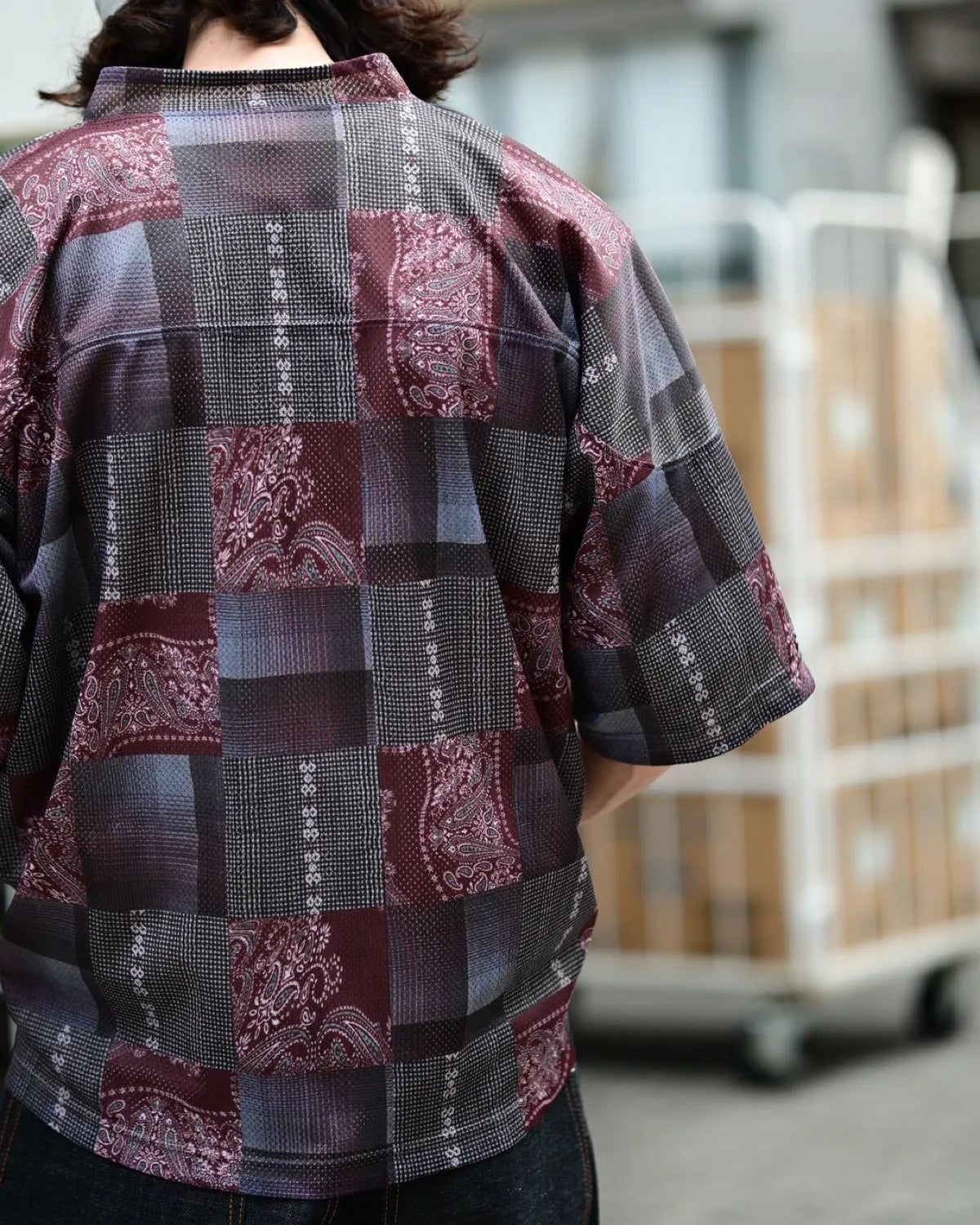SUGARHILL × CarService / "CS" 2FACE MESH HOCKEY SHIRTS (26880505)