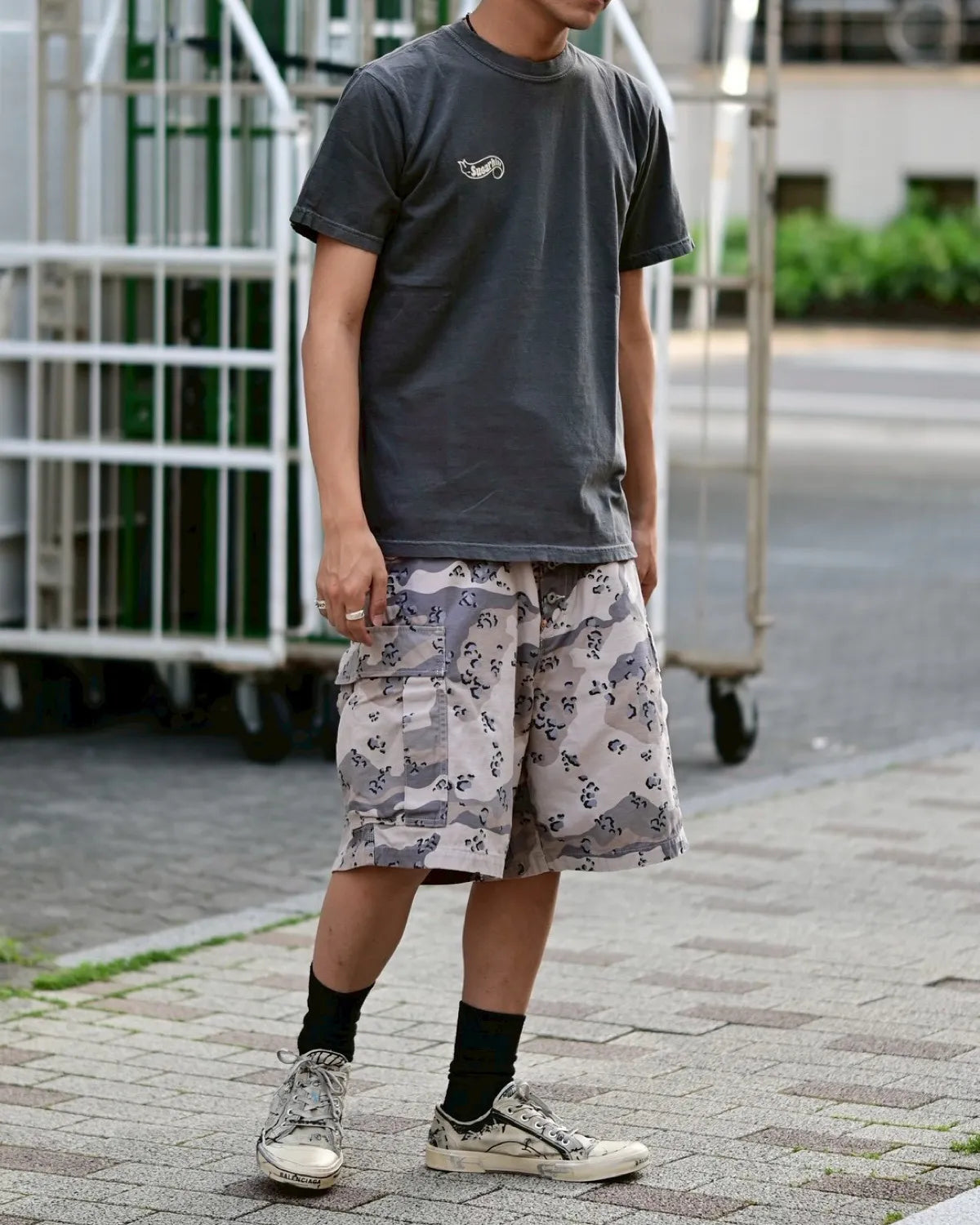 SUGARHILL × CarService / "CS" HOTWHEEL LOGO TEE (26880907)