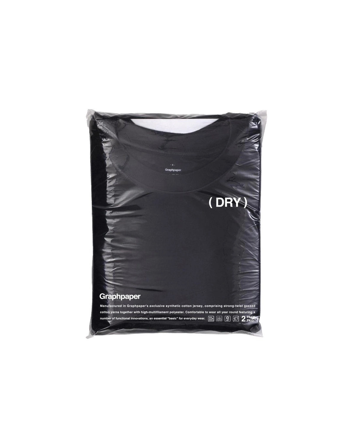 Graphpaper / DRY 2-Pack Crew Neck Tee (GU261-70118B)