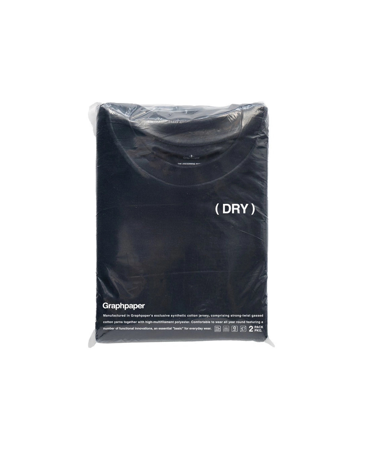 Graphpaper / DRY 2-Pack Crew Neck Tee (GU261-70118B)