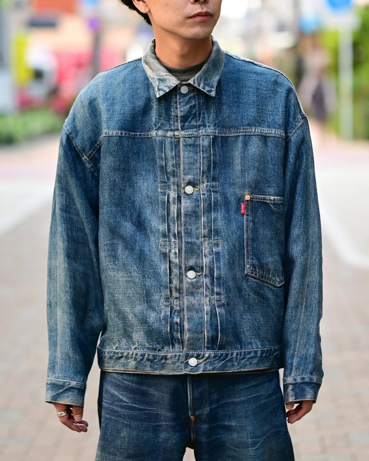 eYe JUNYA WATANABE MAN × Levis × Ber Ber Jin / 麻オックス 転写プリント Levis Wネーム Ber Ber Jin (WQ-J904-100)