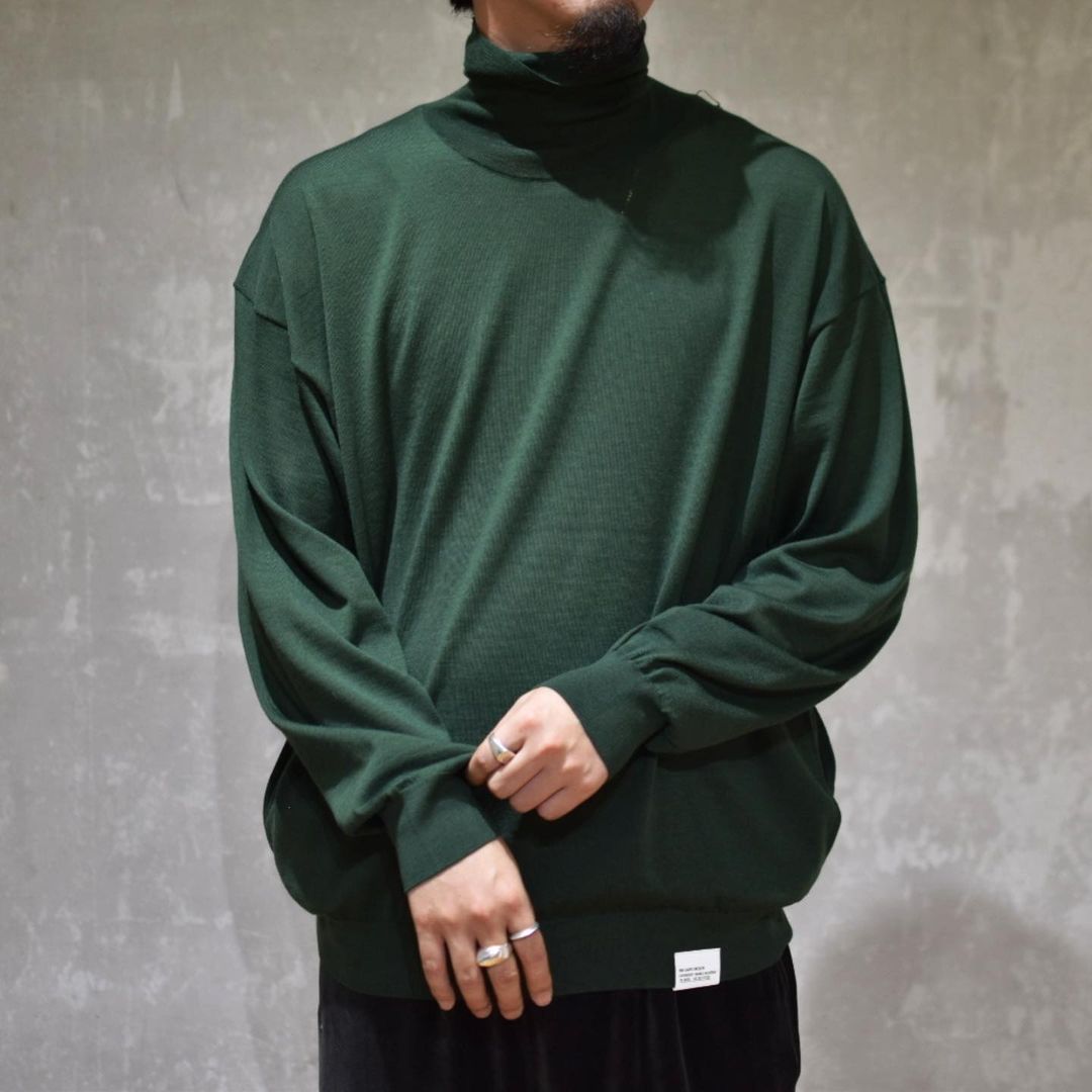 FreshService/TECH HIGH GAUGE HIGH NECK KNIT