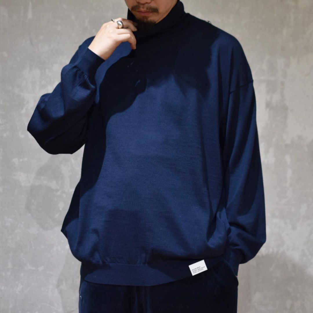 FreshService/TECH HIGH GAUGE HIGH NECK KNIT