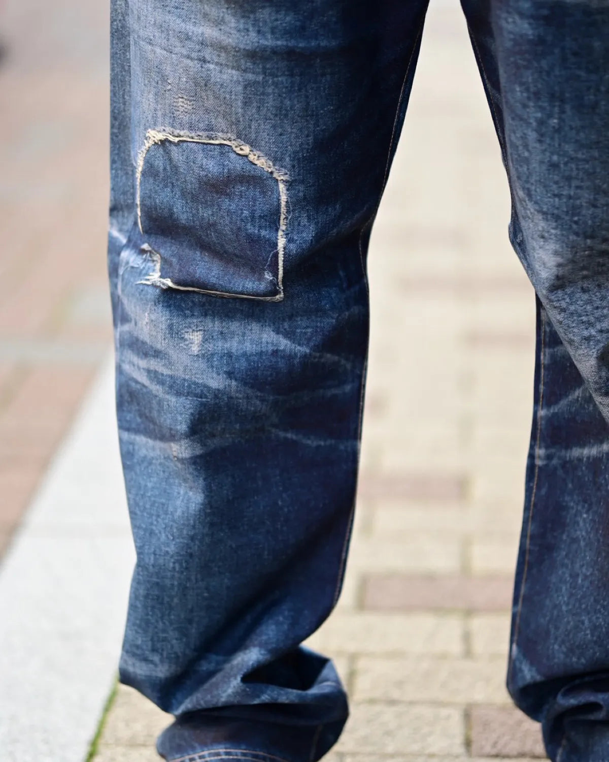 eYe JUNYA WATANABE MAN × New Manual / 綿ナイロンツイル 転写プリント New Manual Wネーム (WQ-P903-100)